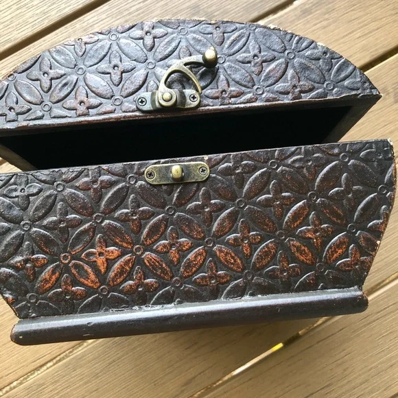 Vintage Wooden Box Top Handle solofficialkw.com